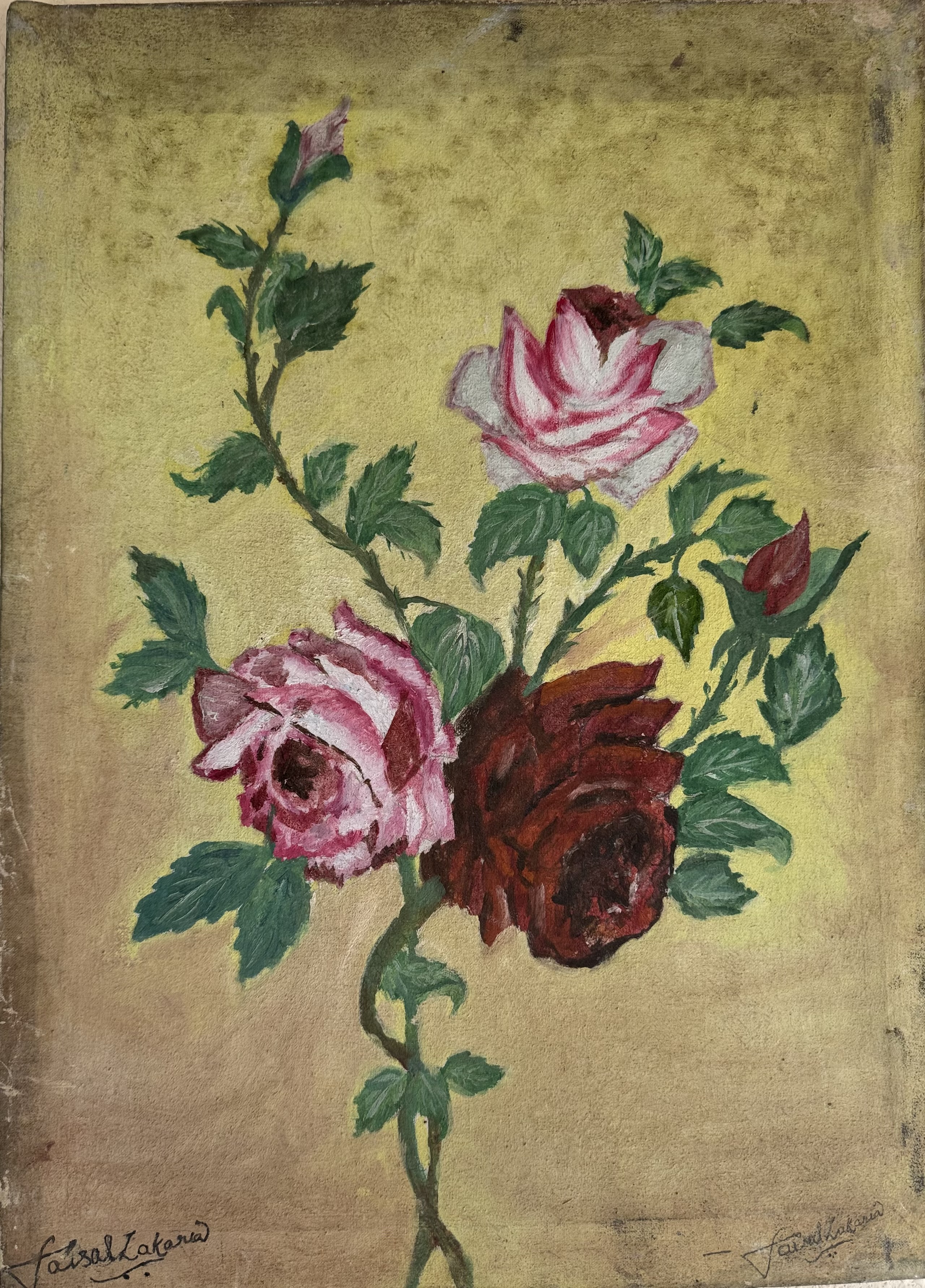 Roses — The One That Started It All, My First Painting in 1992